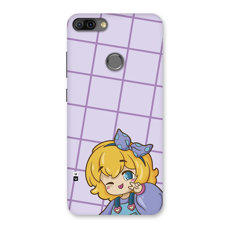 Cute Anime Illustration Back Case for Infinix Hot 6 Pro