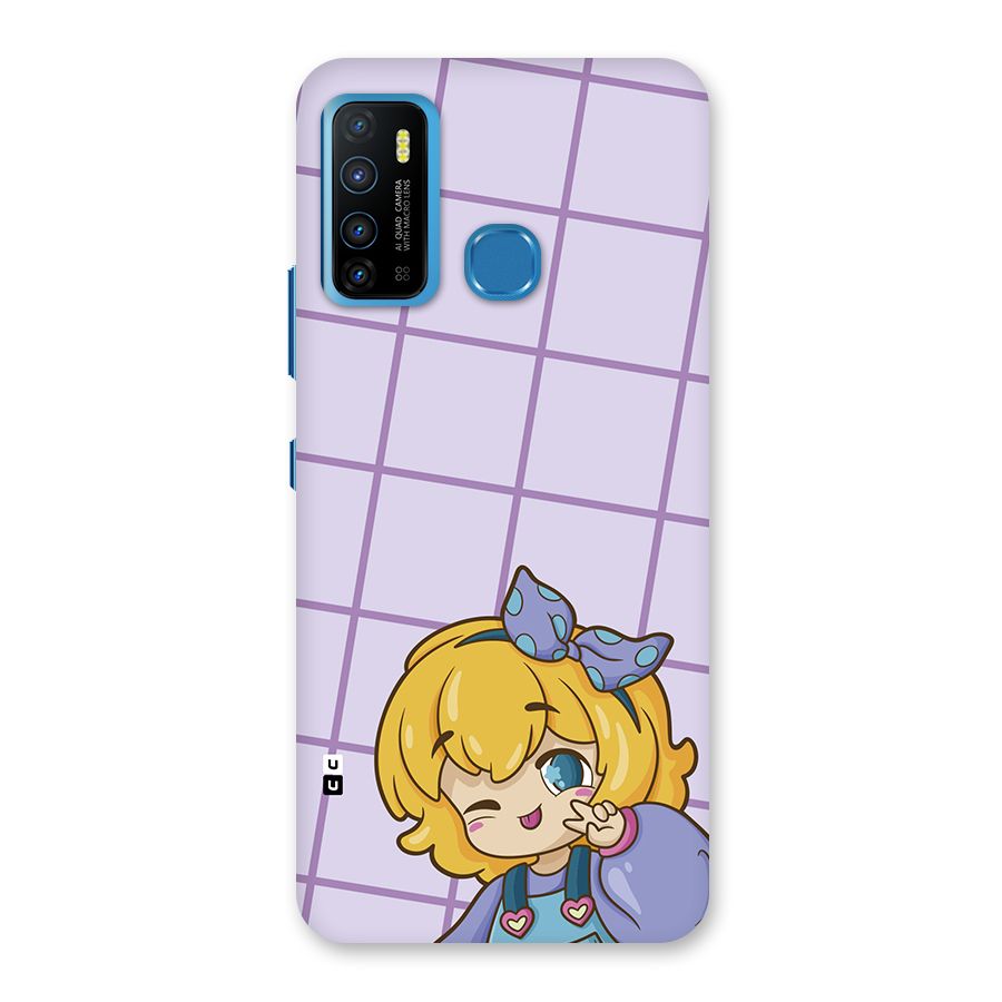 Cute Anime Illustration Back Case for Infinix Hot 9