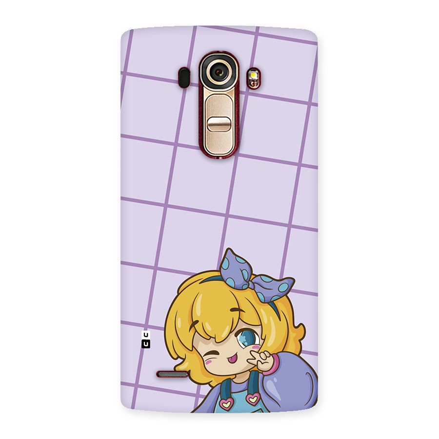 Cute Anime Illustration Back Case for LG G4