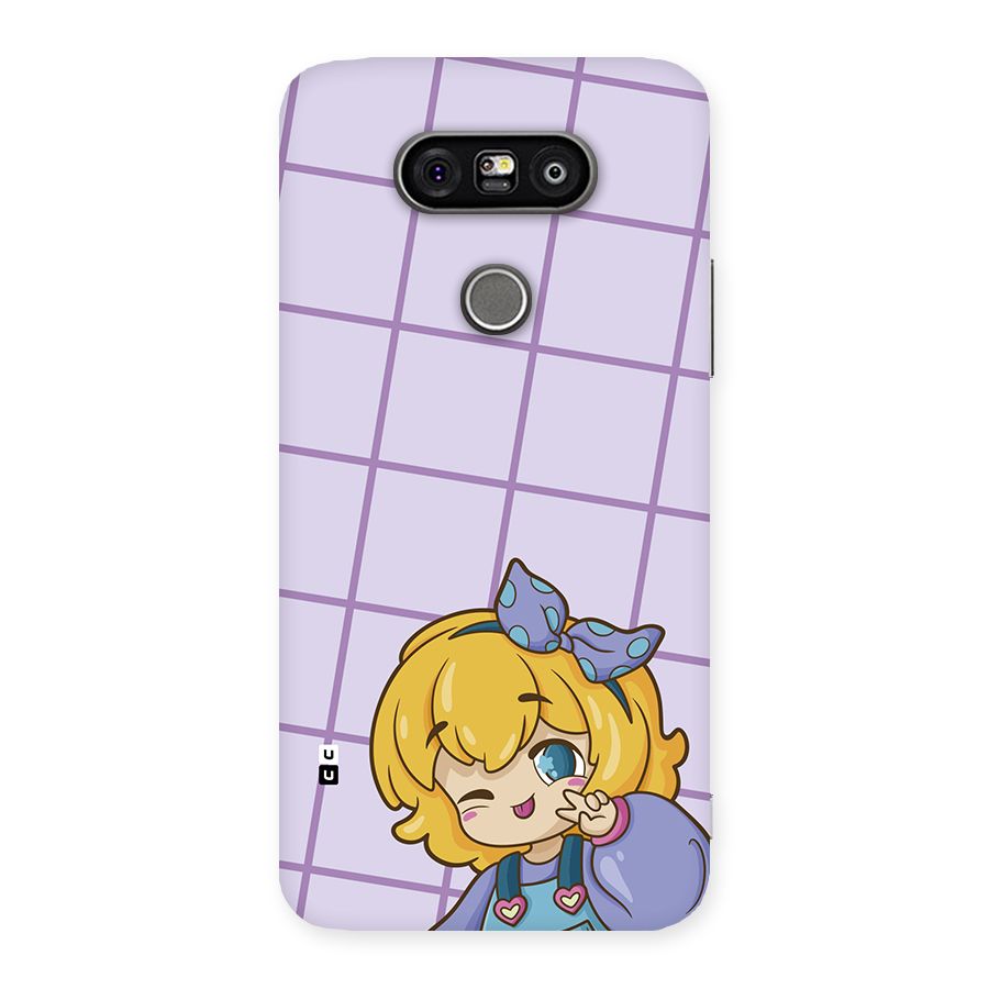 Cute Anime Illustration Back Case for LG G5