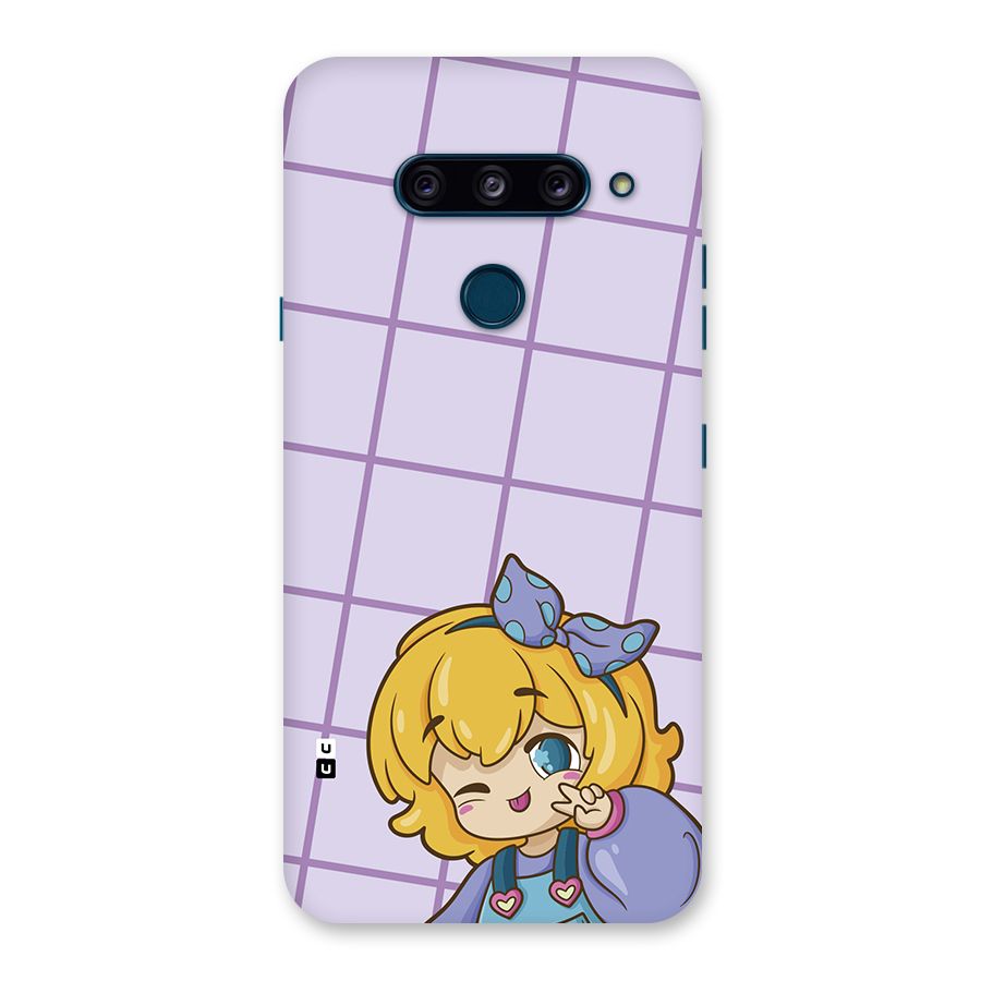 Cute Anime Illustration Back Case for LG  V40 ThinQ