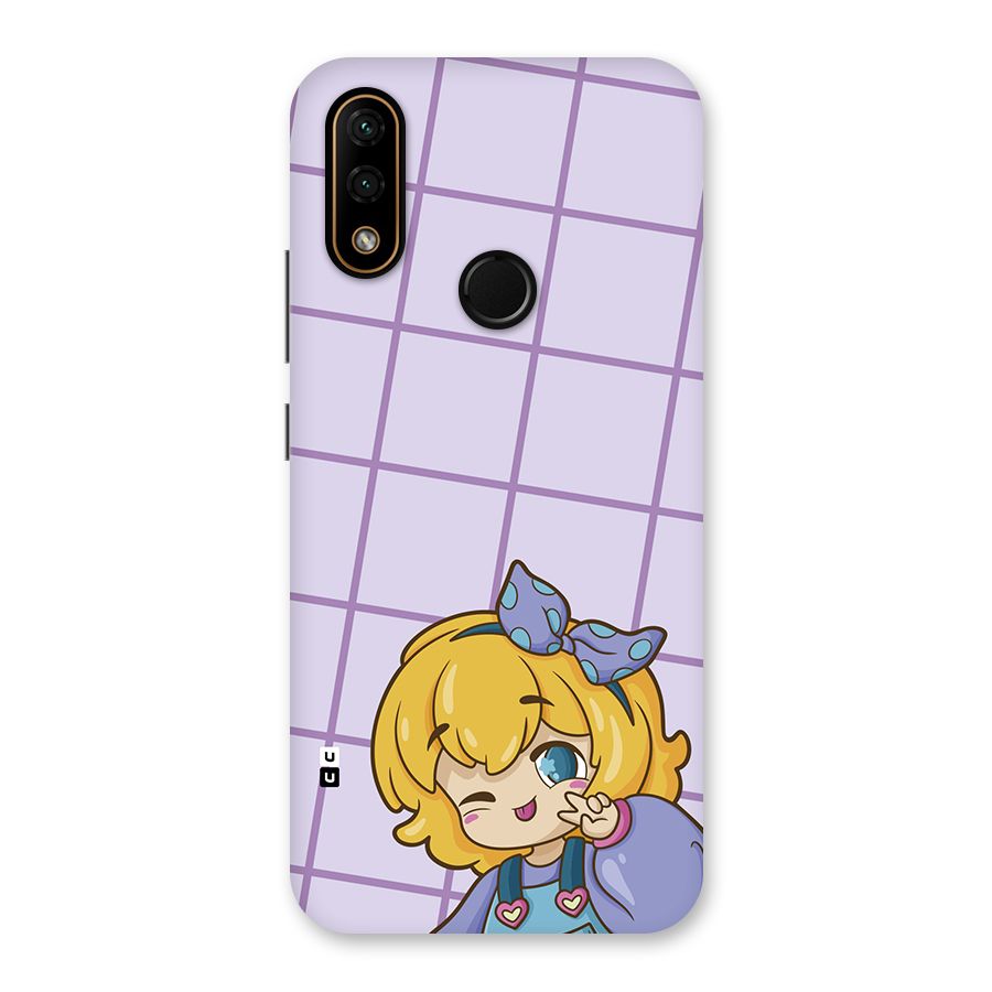 Cute Anime Illustration Back Case for Lenovo A6 Note