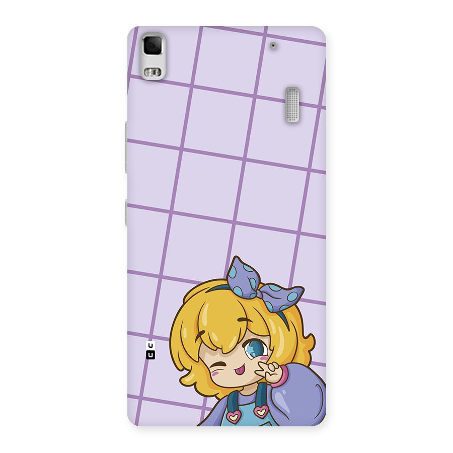 Cute Anime Illustration Back Case for Lenovo A7000