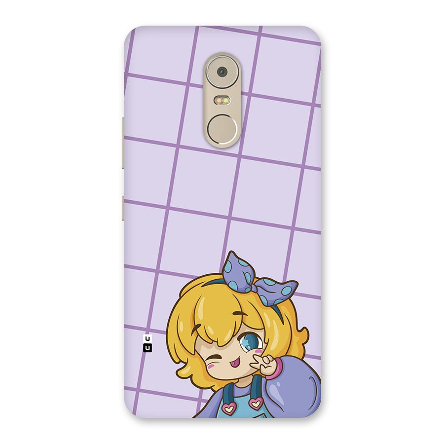Cute Anime Illustration Back Case for Lenovo K6 Note