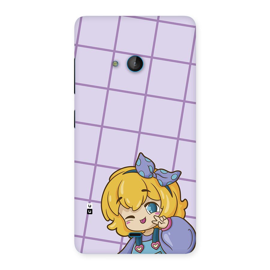 Cute Anime Illustration Back Case for Lumia 540