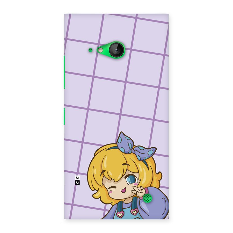 Cute Anime Illustration Back Case for Lumia 730