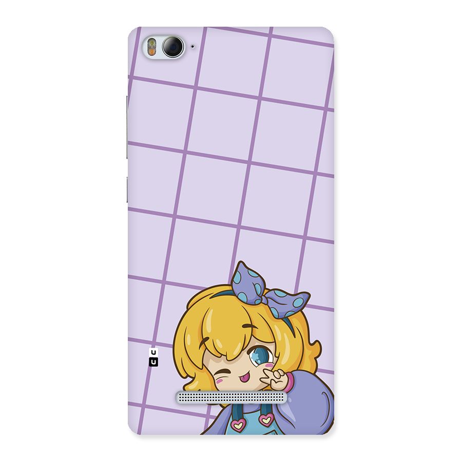 Cute Anime Illustration Back Case for Mi4i