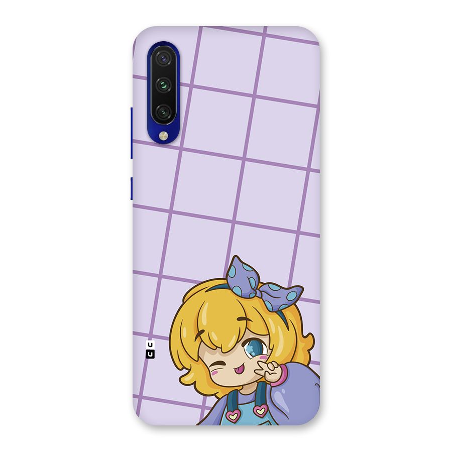 Cute Anime Illustration Back Case for Mi A3