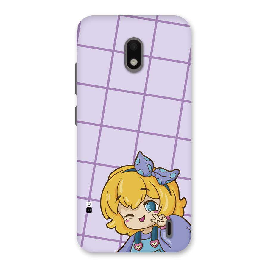 Cute Anime Illustration Back Case for Nokia 2.2