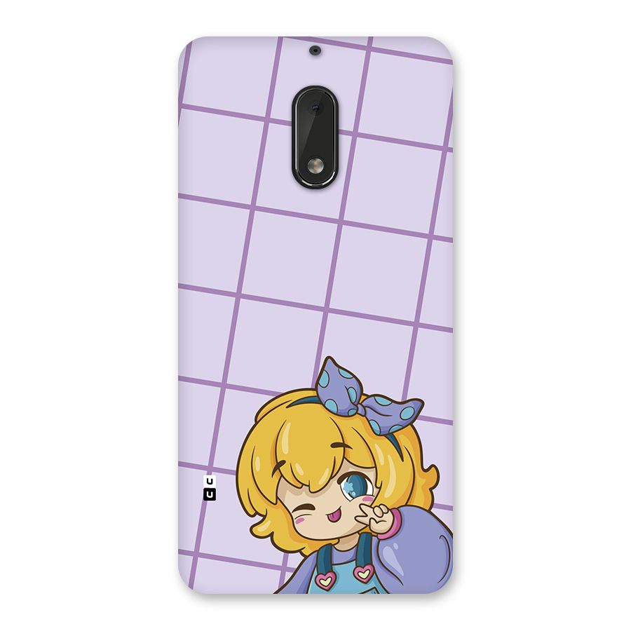 Cute Anime Illustration Back Case for Nokia 6