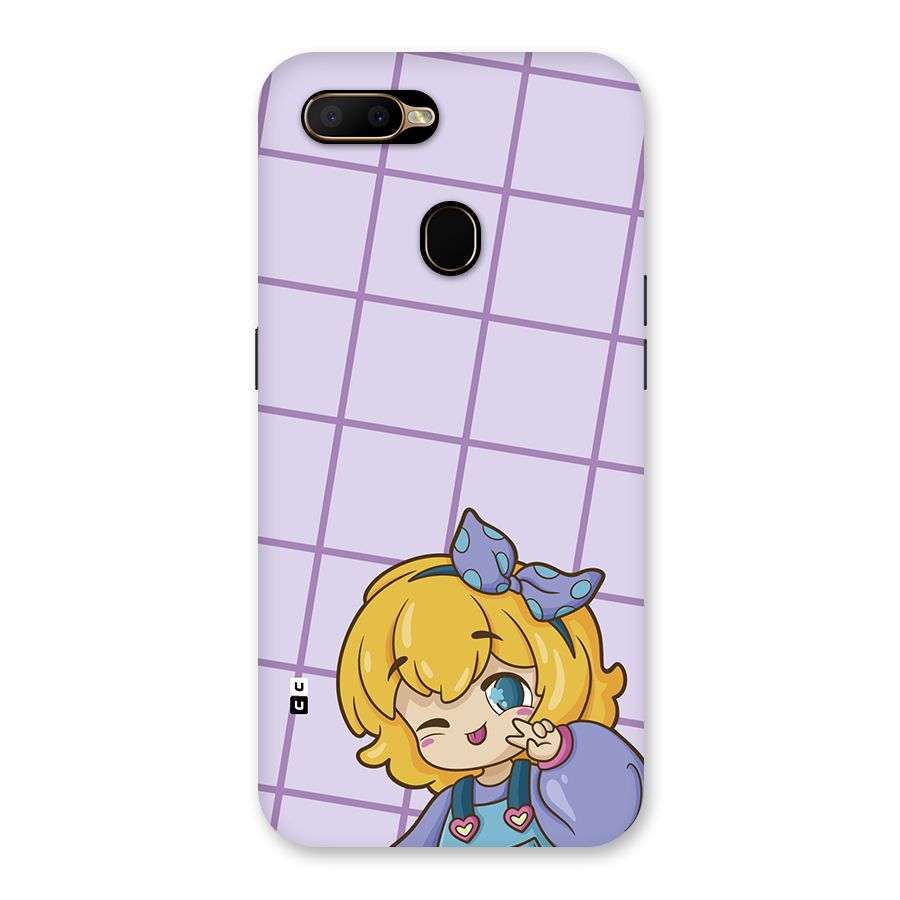 Cute Anime Illustration Back Case for Oppo A5s