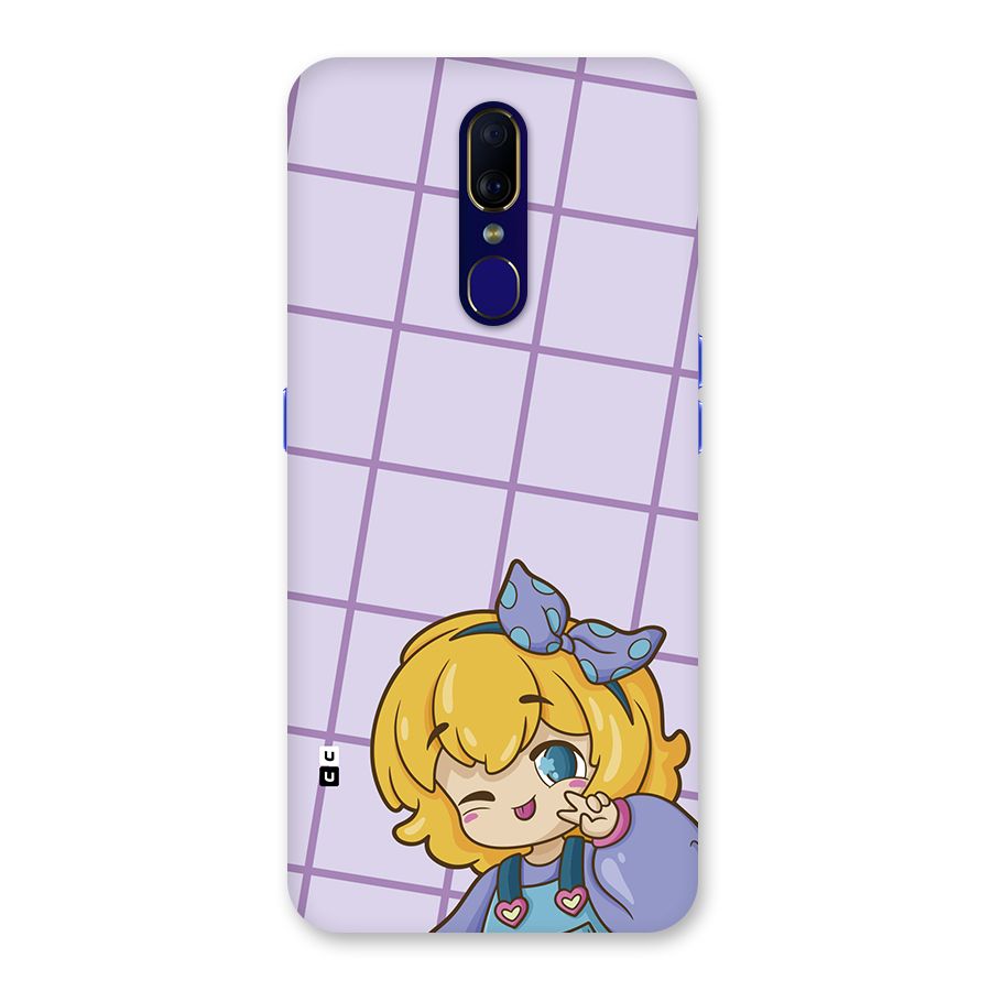 Cute Anime Illustration Back Case for Oppo F11