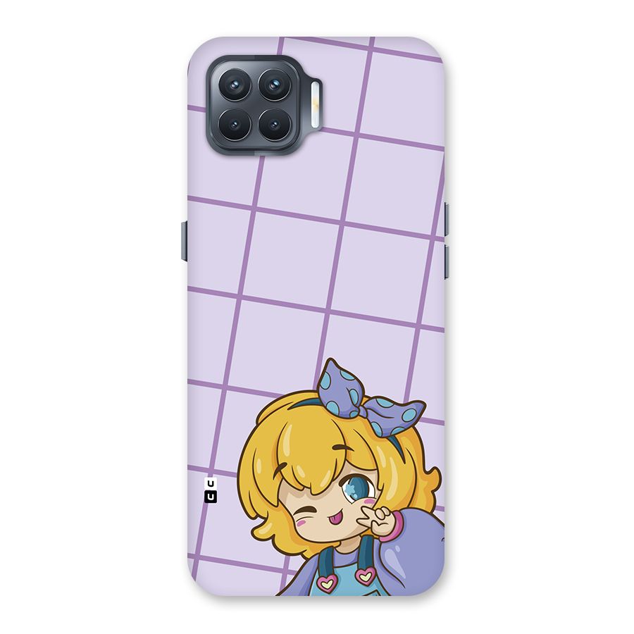 Cute Anime Illustration Back Case for Oppo F17 Pro
