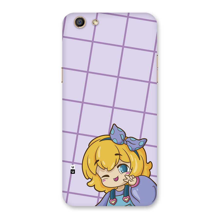 Cute Anime Illustration Back Case for Oppo F3