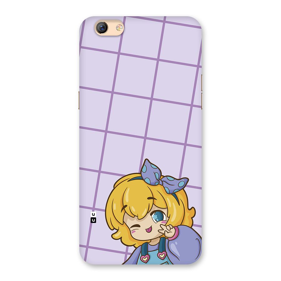 Cute Anime Illustration Back Case for Oppo F3 Plus