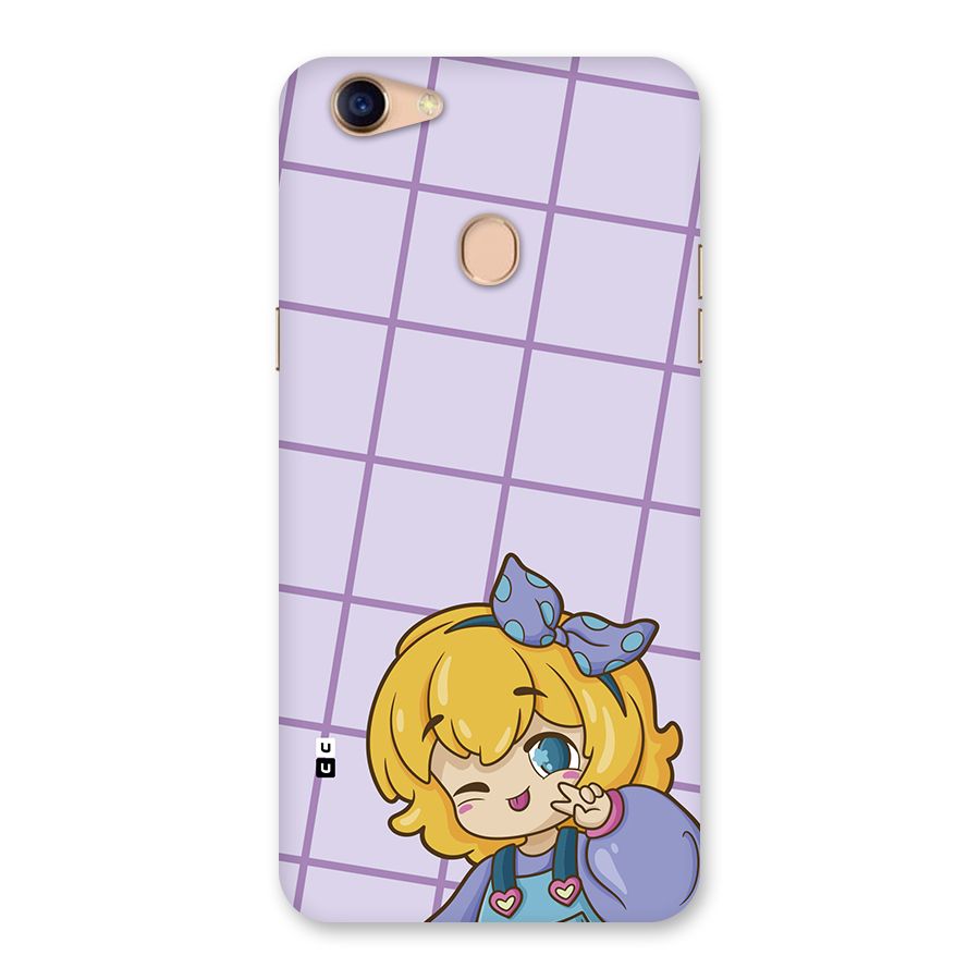 Cute Anime Illustration Back Case for Oppo F5
