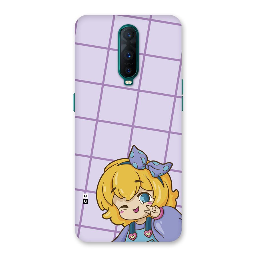 Cute Anime Illustration Back Case for Oppo R17 Pro