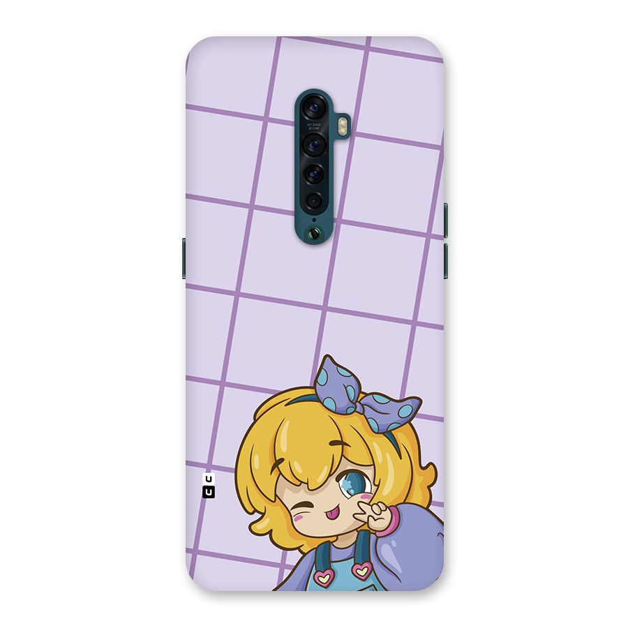 Cute Anime Illustration Back Case for Oppo Reno2