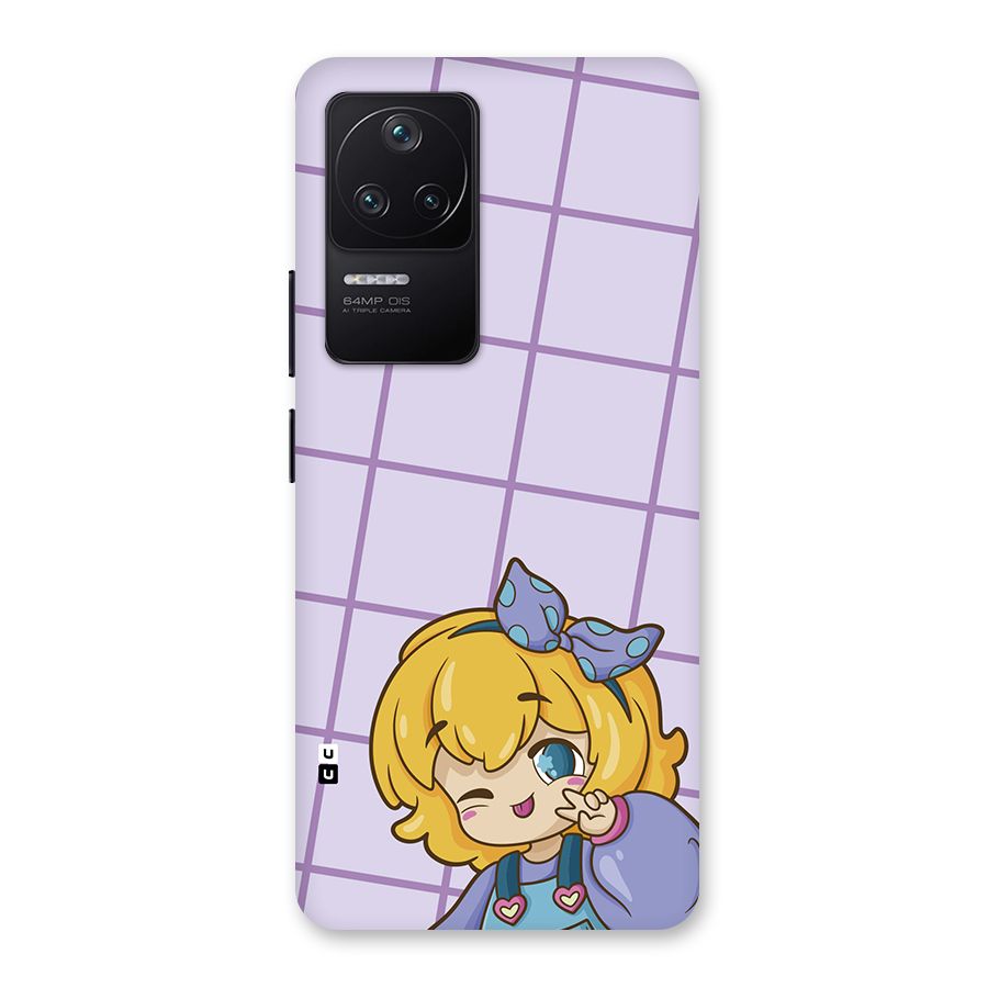 Cute Anime Illustration Back Case for Poco F4 5G