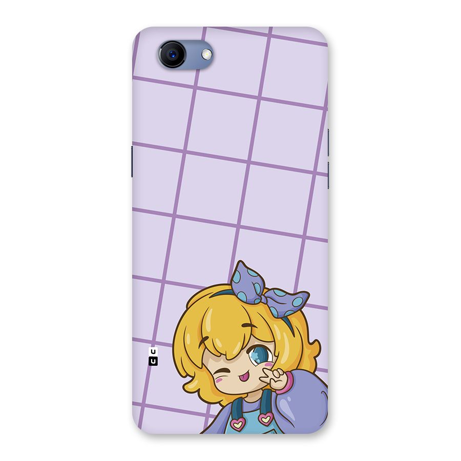 Cute Anime Illustration Back Case for Realme 1