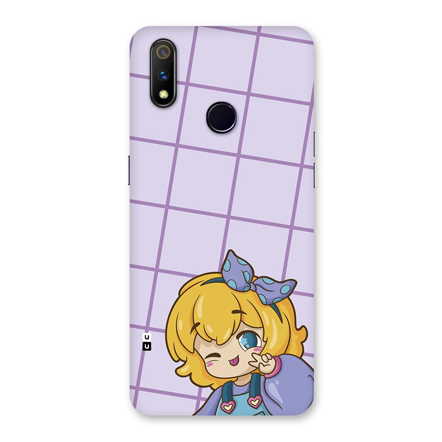 Cute Anime Illustration Back Case for Realme 3 Pro