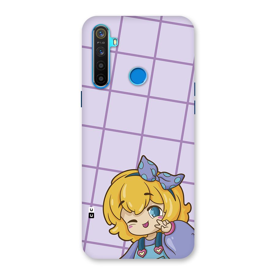 Cute Anime Illustration Back Case for Realme 5
