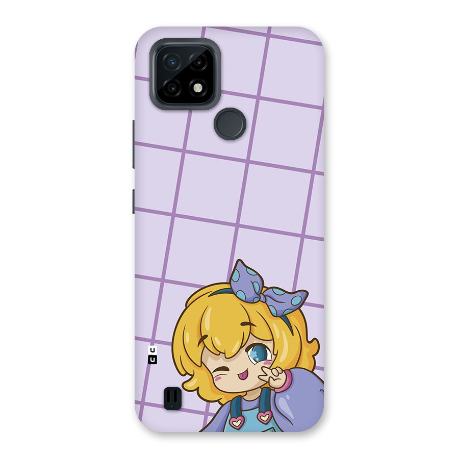Cute Anime Illustration Back Case for Realme C21