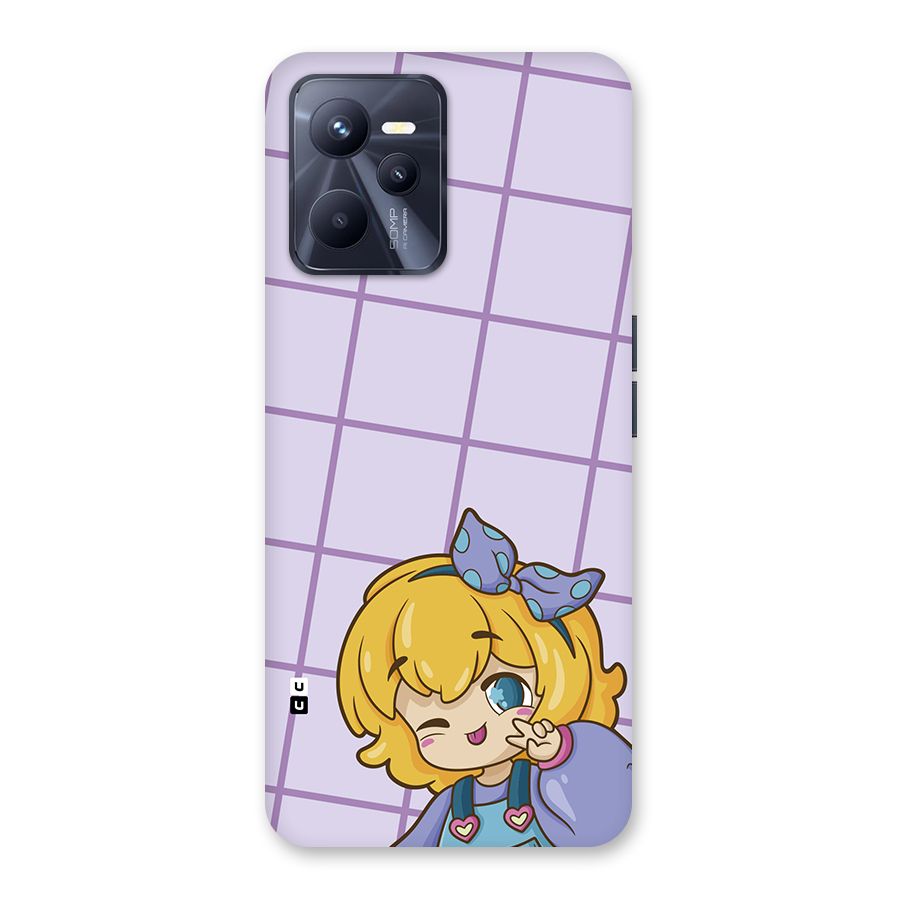 Cute Anime Illustration Back Case for Realme C35