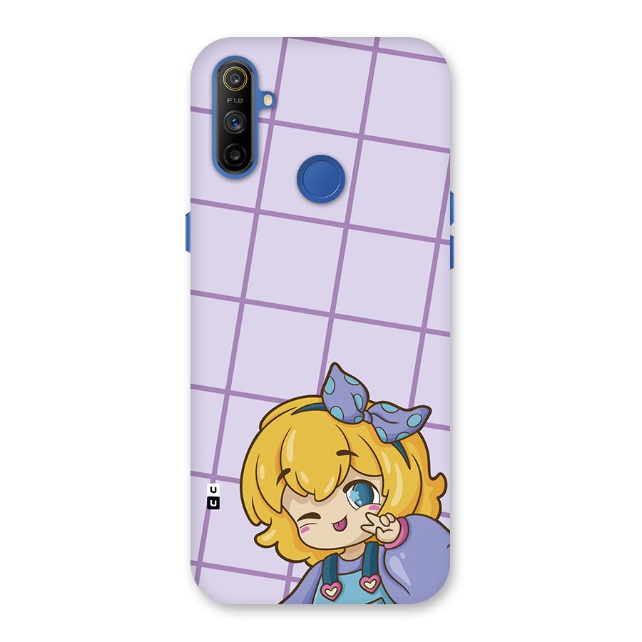 Cute Anime Illustration Back Case for Realme Narzo 10A
