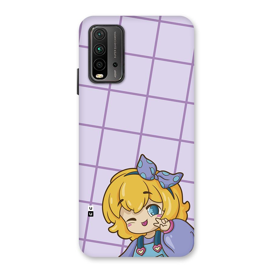 Cute Anime Illustration Back Case for Redmi 9 Power