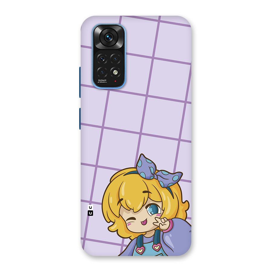 Cute Anime Illustration Back Case for Redmi Note 11S