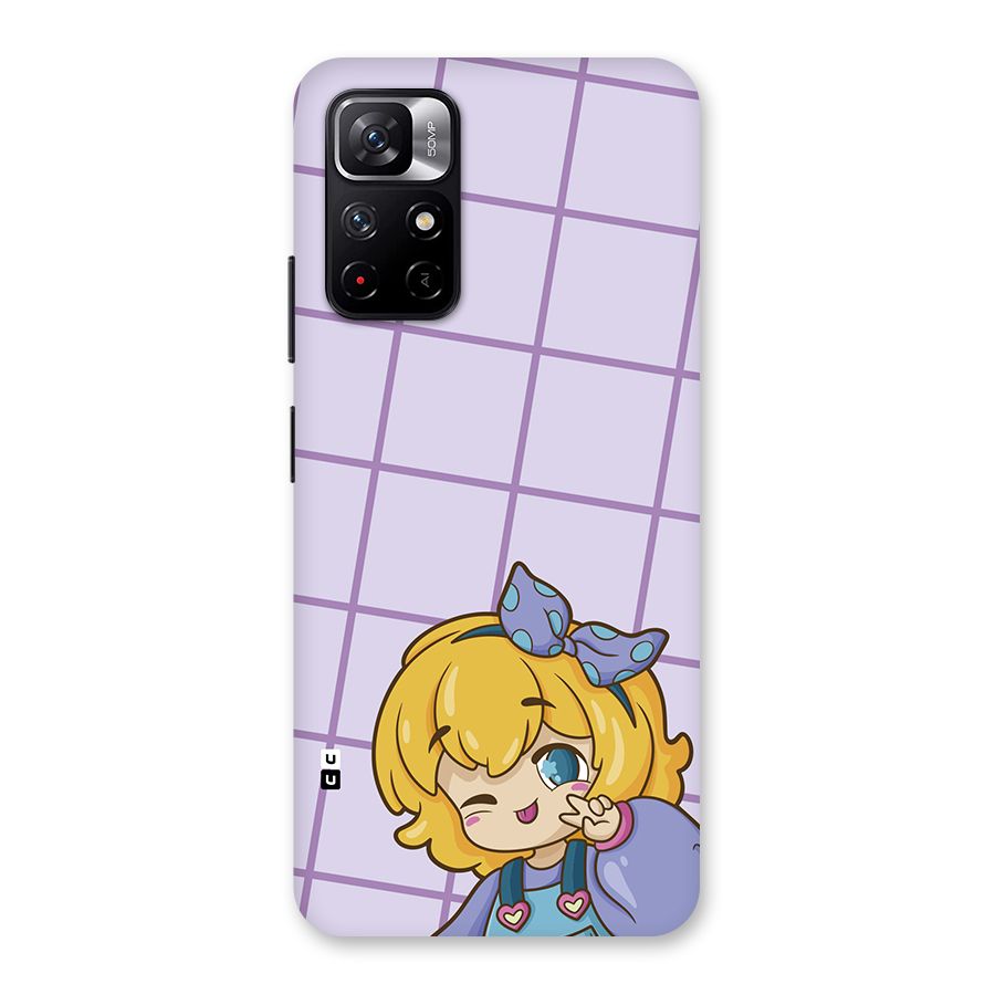 Cute Anime Illustration Back Case for Redmi Note 11T 5G
