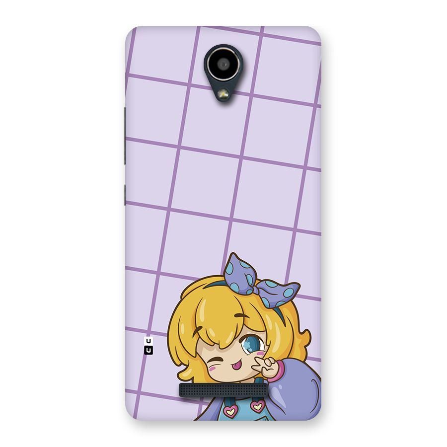 Cute Anime Illustration Back Case for Redmi Note 2