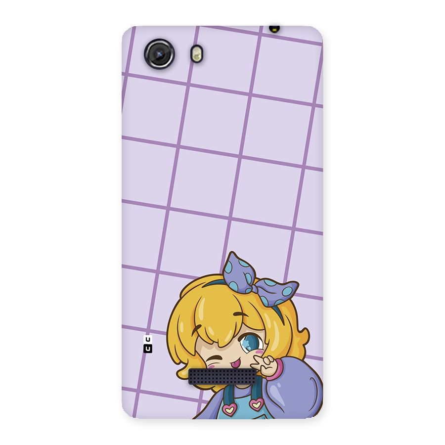 Cute Anime Illustration Back Case for Unite 3