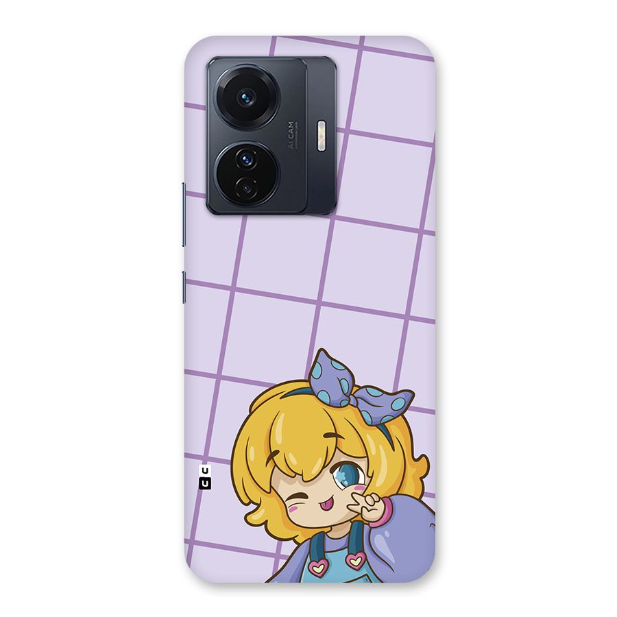 Cute Anime Illustration Back Case for Vivo T1 Pro