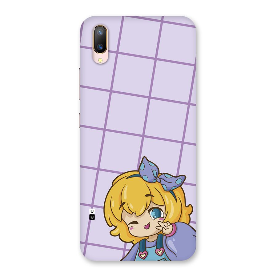 Cute Anime Illustration Back Case for Vivo V11 Pro
