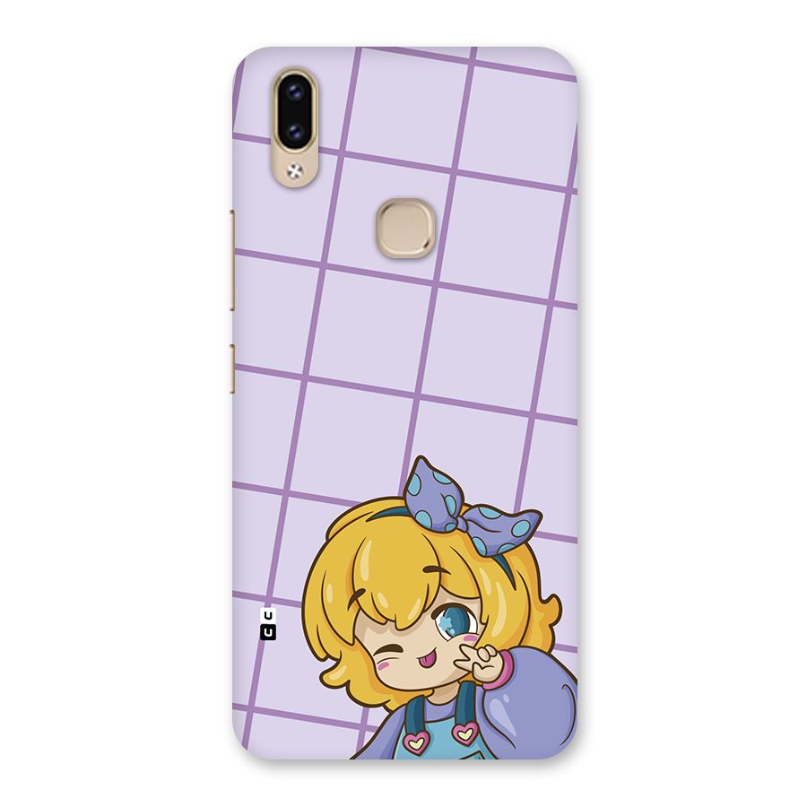 Cute Anime Illustration Back Case for Vivo V9 Youth