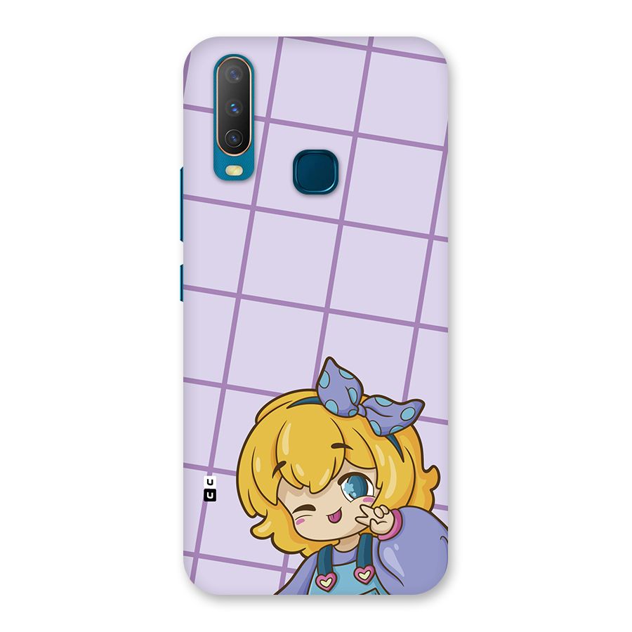 Cute Anime Illustration Back Case for Vivo Y11
