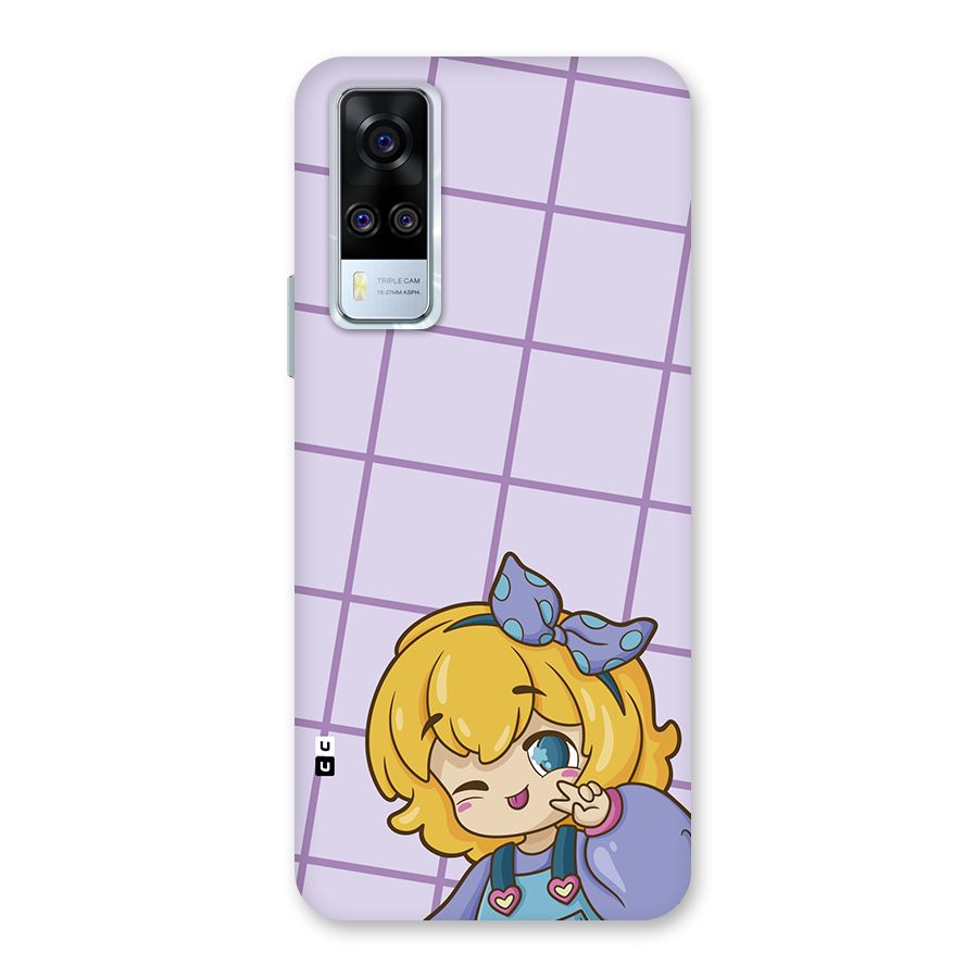 Cute Anime Illustration Back Case for Vivo Y31