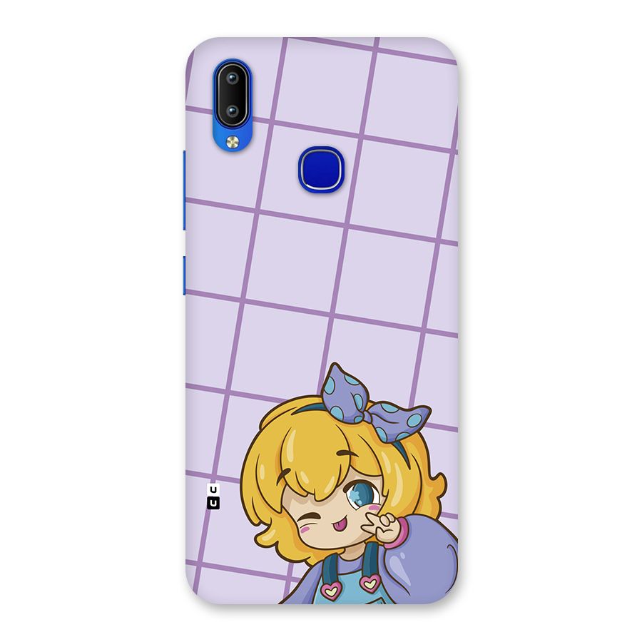 Cute Anime Illustration Back Case for Vivo Y91
