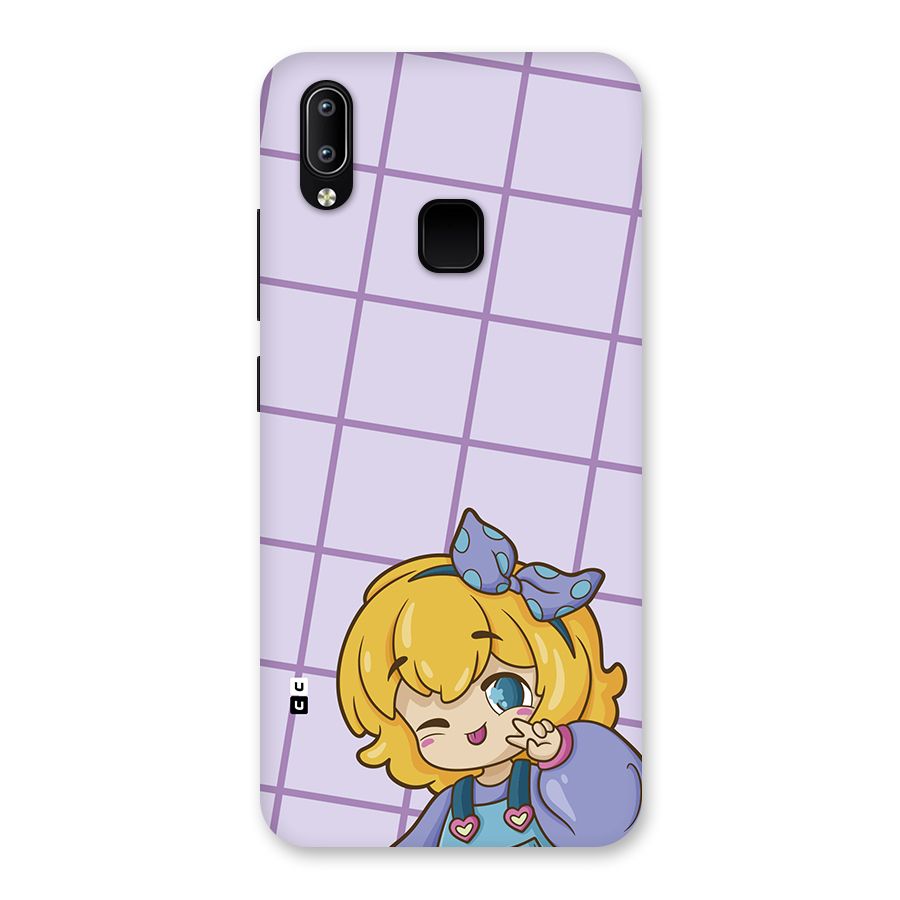 Cute Anime Illustration Back Case for Vivo Y93