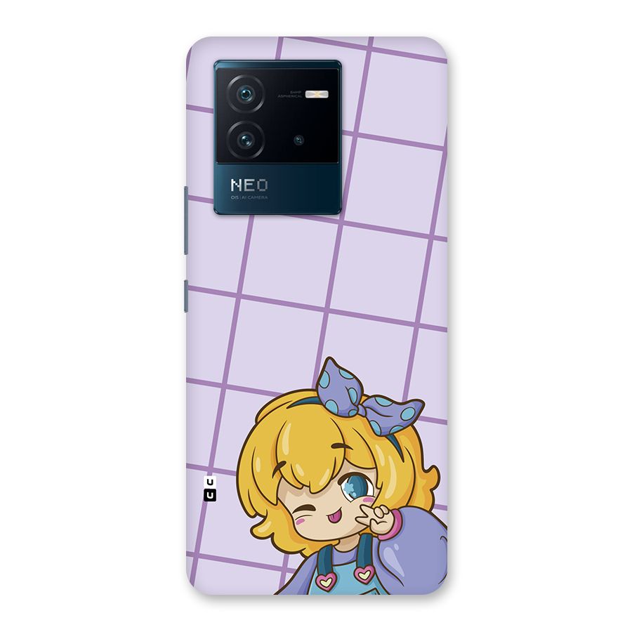 Cute Anime Illustration Back Case for Vivo iQOO Neo 6 5G