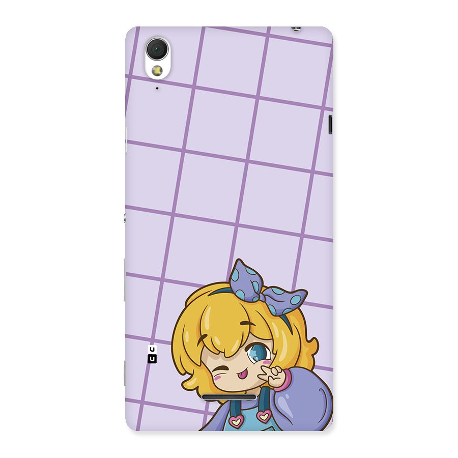 Cute Anime Illustration Back Case for Xperia T3