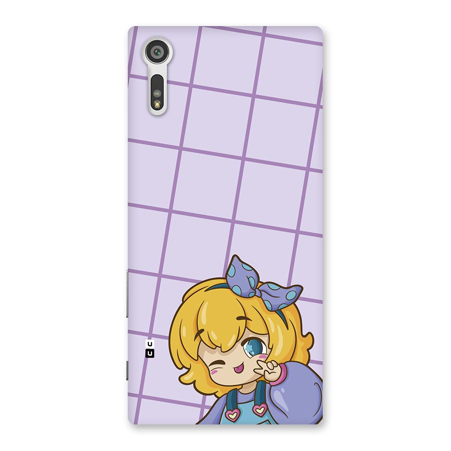 Cute Anime Illustration Back Case for Xperia XZ