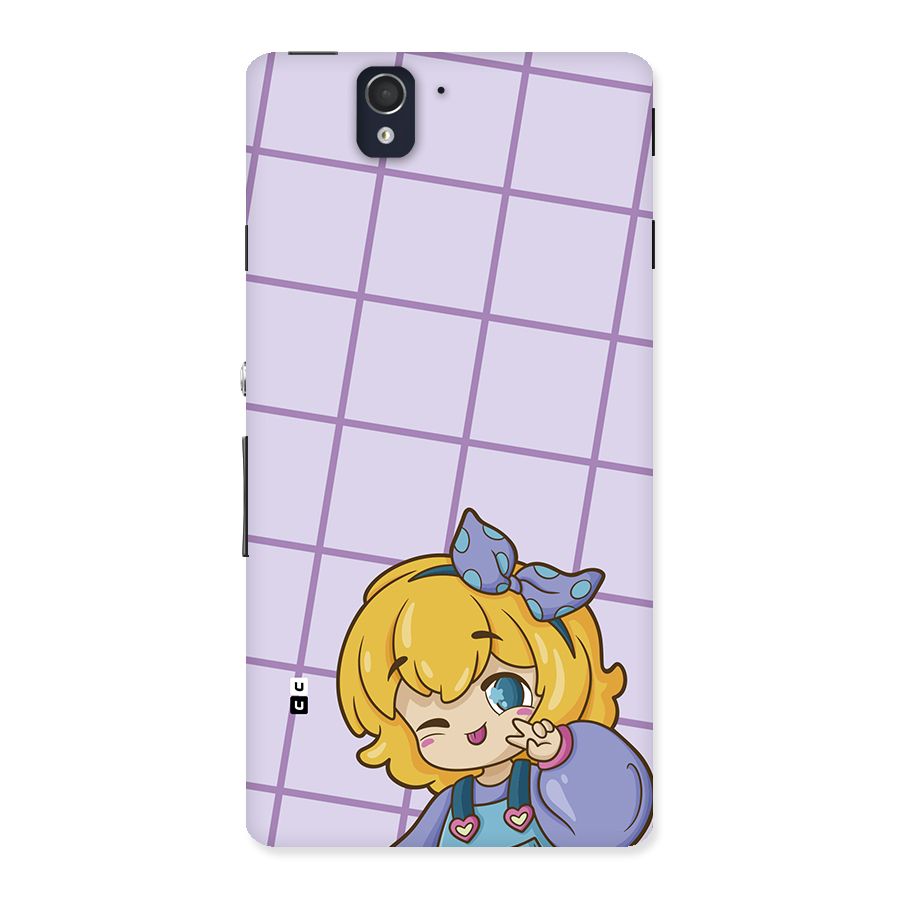 Cute Anime Illustration Back Case for Xperia Z