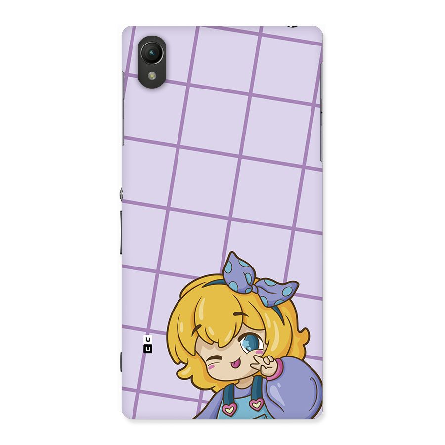 Cute Anime Illustration Back Case for Xperia Z1