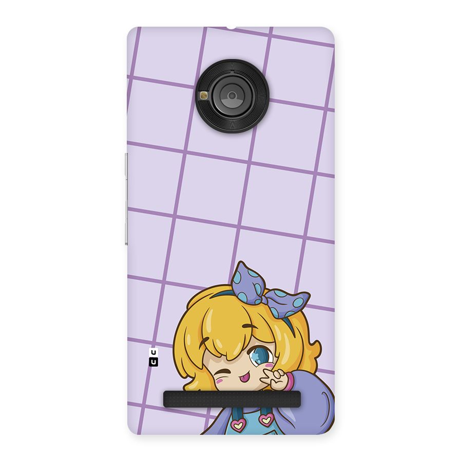 Cute Anime Illustration Back Case for Yuphoria