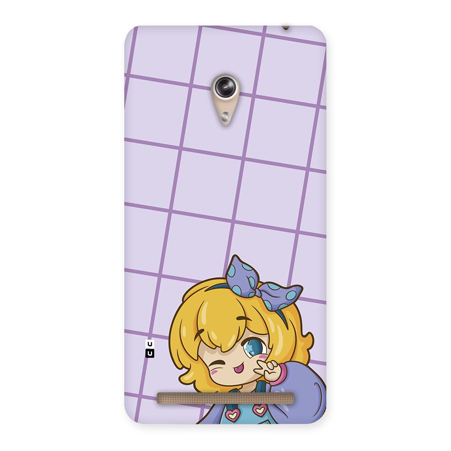 Cute Anime Illustration Back Case for Zenfone 6
