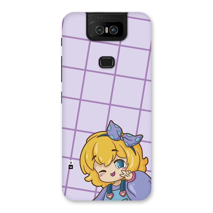 Cute Anime Illustration Back Case for Zenfone 6z