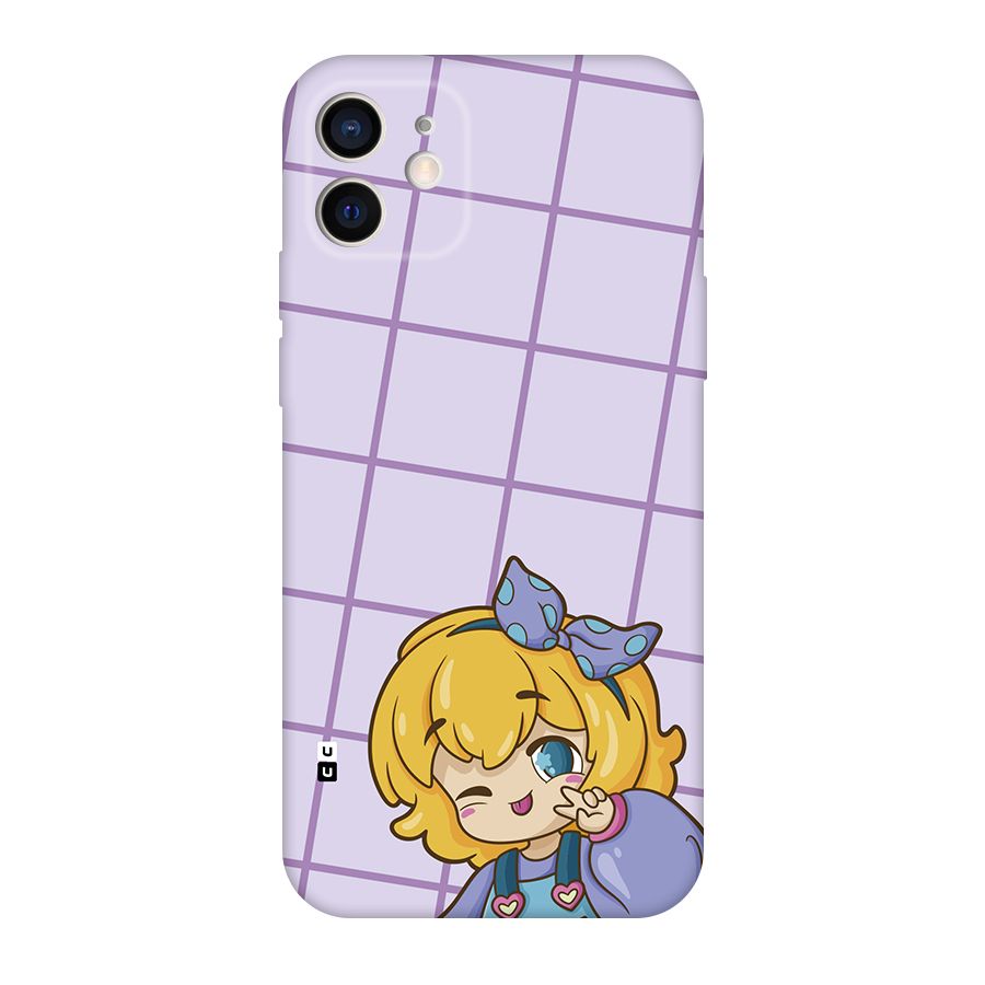 Cute Anime Illustration Back Case for iPhone 12 Pro